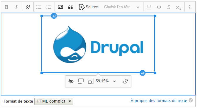 Image dans Ckeditor 5